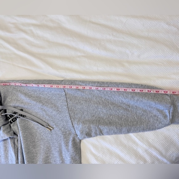 ARMANI EXCHANGE Gray Oversized Sweat Hoodie - Picture 9 of 9